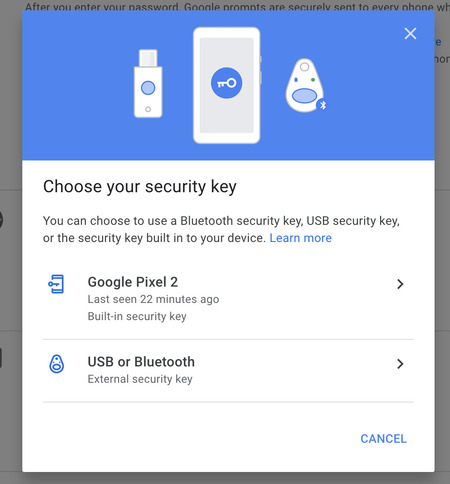 sicherheitsschlüssel google konto