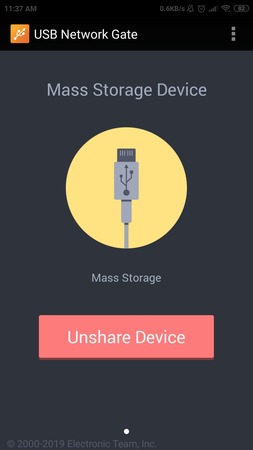 enable usb mass storage for android with mac sierra