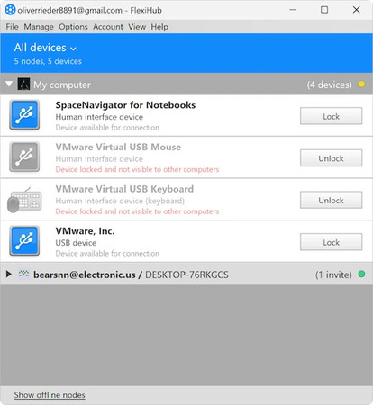 FlexiHub FlexiHub per condividere USB via Ethernet